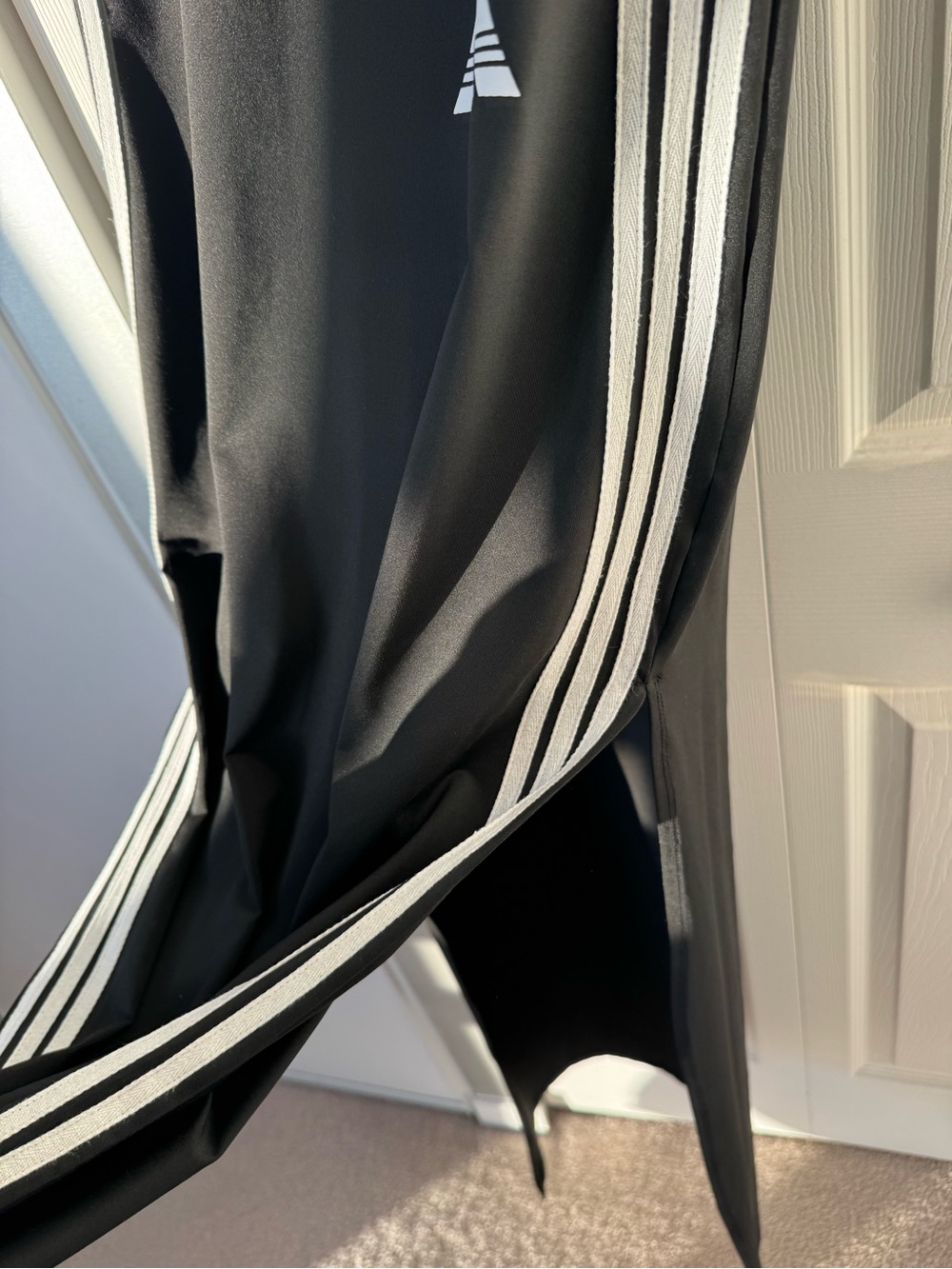 Black & White V-Neck Sporty Maxi Dress size XL sexy slit - Picture 15 of 15